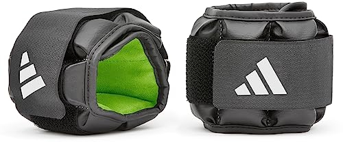 adidas Unisex-Adult Performance Knöchel-/Handgelenkgewichte-0,5 Kg, Schwarz