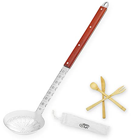 XXL 61 cm Schöpflöffel Suppenkelle Küchenhelfer Gießlöffel Soßenlöffel Edelstahl Schöpfkelle Polownik Saucenlöffel Suppenschöpfer Plow Plov Kazan