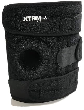 XTRM K502 Black Knee Brace Walk Pad Neoprene Support Arthritis Pain Gym Sports Protector Compression Sleeve