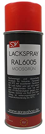 SDV Chemie Lackspray RAL 6005 MOOSGRÜN 1x 400ml glänzend Acryllack