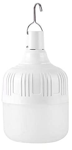 Lampadina LED di Emergenza 80W 80mm Lampadina Ricaricabile USB Bianca per Bancarelle del Mercato Notturno All'aperto Mancanza di Corrente Domestica