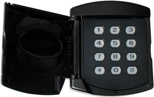 HOMEPILOT Codeschloss für Garagentorantrieb classic und premium smart & RolloPort S1, S2, SX5 DuoFern, Garagentor Codetaster 433,9 MHz für Außen mit Pin-Eingabe, Funk und batteriebetrieben