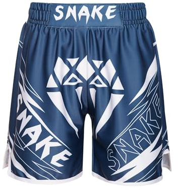 Freebily Kinder Jungen MMA Box Shorts Muay Thai Kickboxen Kurze Hose | Kurze Trainingshose, stylische Druck, breiter elastischer Bund, zum K1,Boxen Käfigkämpfen Lauf- Kampfkunst Kampfsport