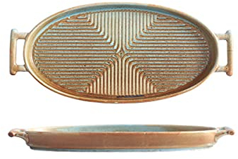 lata for asar esmaltada, juego de bandejas for hornear, fuente for hornear de porcelana de porcelana, cacerola, juego de utensilios for hornear ovalados, moldes for lasaña con doble asa, juego de 2,12