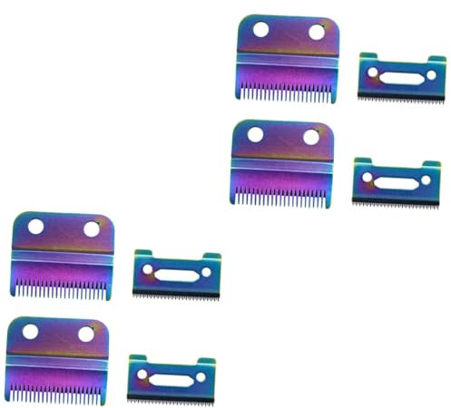 Beavorty 4 Sätze Haarschneidekopf Rasierklingen Klingen für Haarschneidemaschinen Werkzeug elektrischer Scherkopf Rasierer für Haarschneider Metall Schermaschinen Zubehör