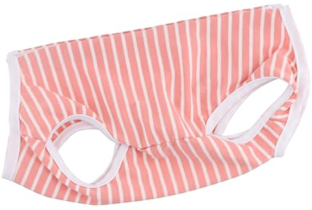Shengxi Tuta per il Recupero del Cane Tuta di Recupero Chirurgico per Cani Tutina Post Operatoria per Cani Gatti Dopo l’Intervento Chirurgico Anti-Leccato Cono Colletto Alternativo (Rosa, S)