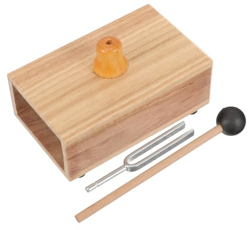 Beaupretty Stimmgabel Satz Aus Aluminiumlegierung Mit Holzbasis Präzise Vibrierende Drehgabel Für Physikalische Experimente Akustische Schwingung Meditations Und Yoga Zubehör
