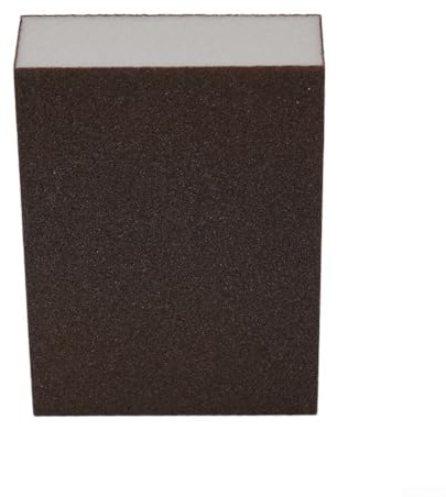 babominimer Lot de blocs d'éponges abrasives avec grain 60/80/120/240, pour utilisation humide ou à sec, lavables et réutilisables, pour bois, métal, peinture, plastique (120#)