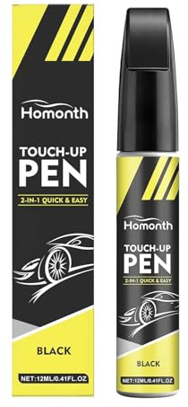 Nurila 12ml Lackstift Auto, Schwarz Auto Kratzer Entfernen, Car Scratch Remover Pen, Auto-Lackstift für Lackreparatur, Kratzbehandlung, Behandlung kleinerer Kratzer