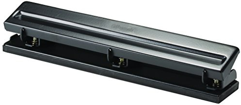 Officemate Standard 3 Hole Punch with 8 Sheet Capacity, Black (90099)