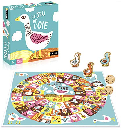 Nathan Gänsespiel, Holz, Mehrfarbig, L, 2 bis 4 Spieler