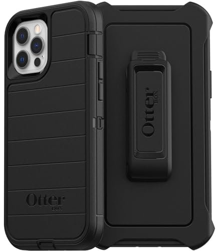 OtterBox Defender Series Case for Apple iPhone 12 & iPhone 12 Pro - (Black)