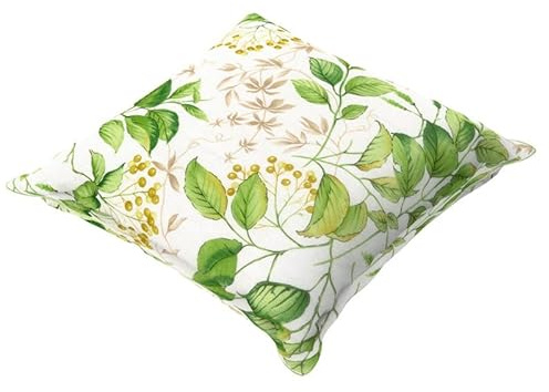 Doppler Zierkissen Elegant - Stuhlkissen Sitzkissen - ca. 40x40x14cm - Blätter