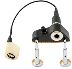 KNA MP-2 Portable Piezo Mandolin Pickup – Natural Sound, Lightweight, Onboard Volume Control, Easy Installation, Passive No Battery Required, Ideal for Live and Studio, Country, Bluegrass, Rock, Pop