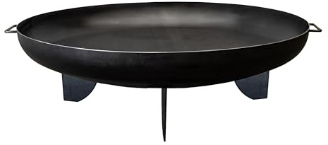 SOUK ONE Monaco Eldskål, 50 cm i diameter, eldstad för trädgården, altanen eller balkongen, eldtunna och eldkorg (Ø 50 cm, Monaco)