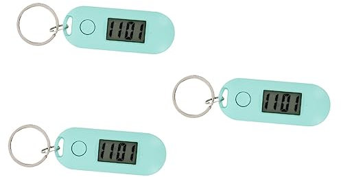 INOOMP 3pcs Digital Watch for Boys Keychain Watch Key Ring Exam Girls Boys and Girls