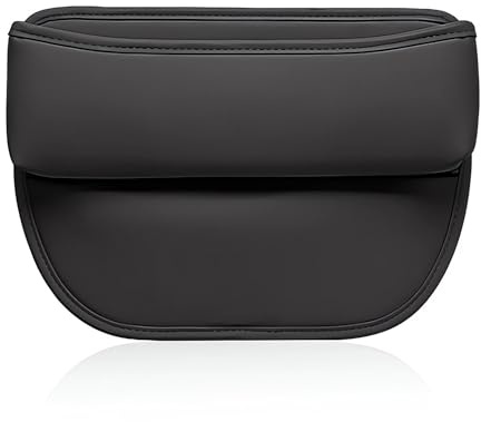 Ianulus Autositz Gap Aufbewahrungsbox, Tragbar und Einfach zu Verstauen Aufbewahrungsbox Autositz, Aufbewahrungsbox für Autositze Auto Organizer, Universal-auto Organizer Vorne (Schwarz)