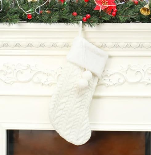 gorm Personalisierte Weihnachtsstrümpfe mit Namen, Weihnachtsstrümpfe, personalisierbar, Bauernhaus-Weihnachtsdekoration, personalisierter Weihnachtsstrumpf, Namensschilder, bestickter Name,