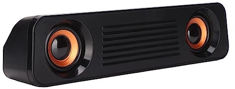 Elprico Computer Speakers, Wired USB Computer Soundbar, HiFi Stereo 3.5mm Aux-in Port, USB Powered Computer Speakers for Desktop, PC, Laptop, Tablets