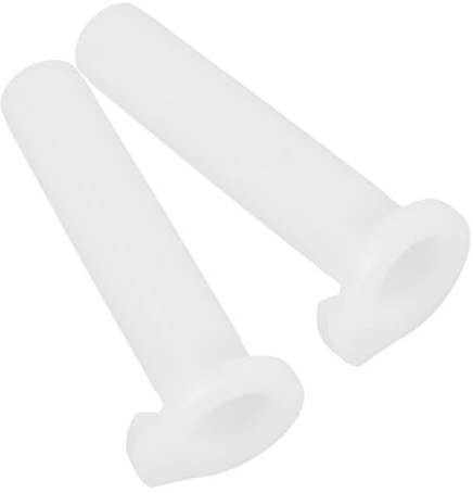 NIYANGLE 2 Pièces Colle de préhension poignée de moto noyau de poignée de commande des gaz noyau de d'accélérateur de moto tube d'accélérateur Plastique blanche