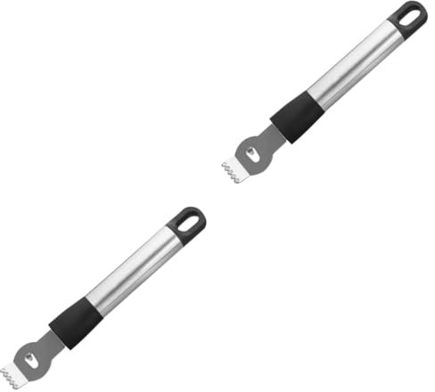 Amosfun 2 Pièces éplucheur rappe à fromage decor gateau râpe zesteur orange outil zesteur d'agrumes ouvre- râpe à fromage zesteur en inox zesteur de citron