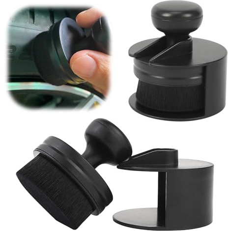 2 pennelli per la cura degli pneumatici, spazzola per la pulizia degli pneumatici, spazzola per la pulizia degli interni, spazzola morbida con setole per pneumatici, volante, sedili, prese d'aria