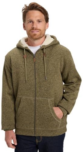 Quiksilver Beige Keller Sherpa Fleece-tröja S