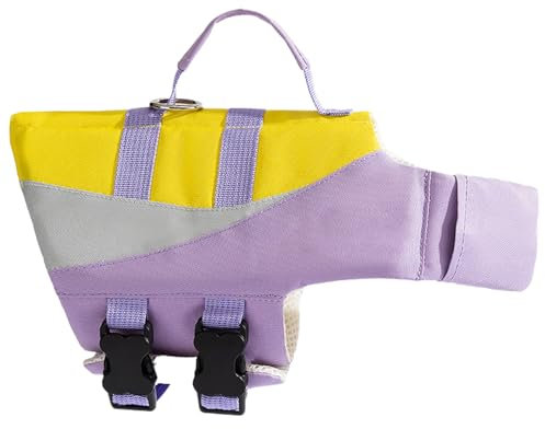 Fierudeng Hundeschwimmweste | Rettungsweste Jacke Für Schwimmende Hunde,wasserdichte Schwimmhilfe Für Welpen Outdoor Bootssicherung Pool-Aktivitäten