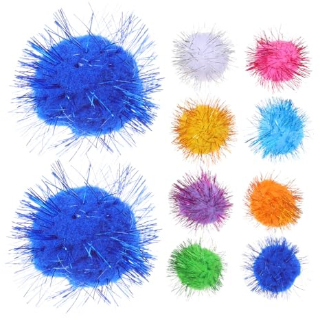 HEMOTON 60stücke Intelligentes Interaktives Katzenball-Spielzeug Multifunktionales Haustierspielzeug Mit Federn Und Bällen Übungs Und Unterhaltungsbälle Für Katzen Und Kätzchen