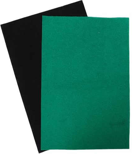 DECOMELODY Tapis pour Terrarium Reptiles 4 Pièces 40X60 CM Absorbant et Non Adhérent Vert et Noir Substrat Lavable pour Lézards Serpents Tortues – Contrôle Humidité Compatible et