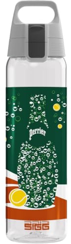 Sigg Gourde Tritan Total Clear One Roland Garros - Convient pour les boissons gazeuses - Passe au lave-vaisselle - Anti-fuite - Légère - Sans BPA - 0,75 l