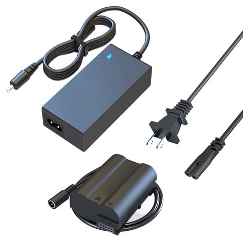 HY1C EH-5 AC Power Adapter EP-5B Dummy Battery kit, for Nikon z5 z6 z7 z8 z5II z6II z7II z6III z7III D500 D610 D750 D780 D800e D810 D810a D850 D7000 D7100 D7200 D7500 1V1 Camera