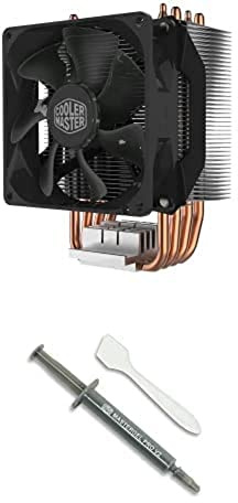 Cooler Master Hyper H412R CPU Air Cooler including MasterGel Pro V2 High Thermal Conductivity (9 W/mK) Compound
