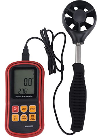 Anemometro Display Digitale Multifunzionale Dati Che Tengono Anemometro Portatile Per La Direzione del Vento Per La Navigazione All'aperto