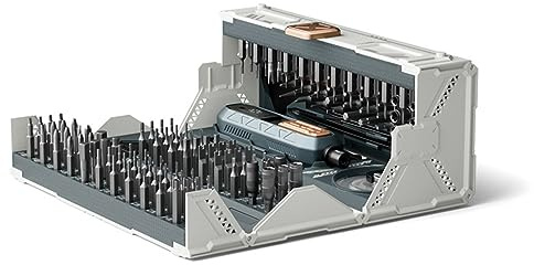 180 in 1 Kit di cacciaviti magnetici di precisione Torx CR-V Bit Set di cacciaviti per telefono cellulare, tablet, laptop, PC, strumento di riparazione