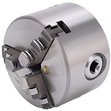 SANOU K11-80 High Precision 3-Jaw Self Centering Metal Lathe Chuck 80mm Diameter, Premium Lathe Machine Parts