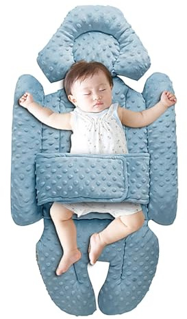 Babykopfstütze: Neugeborenes Körperkissen, Babyschaukissen | Extra bequemer Autoeinsatz für Neugeborene, Kopfstütze des Babys