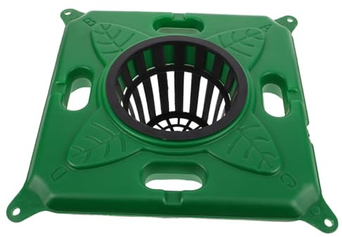 Toyvian Buoyant Aquaponics Floating Island Planter for Aquatic Plants Reusable Basket for Water Gardens Hydroponic Floating Basket Enhances Outdoor Water Features and Plant Growth