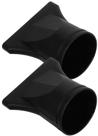 Healifty 2pezzi Diffusore per Asciugacapelli Ugello Concentratore in Nera Accessorio di Styling per Uso Domestico o Professionale Compatibile Asciugacapelli