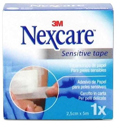ESPARADRAPO NEXCARE PAPEL BLANCO 5MX2,5C PARA2