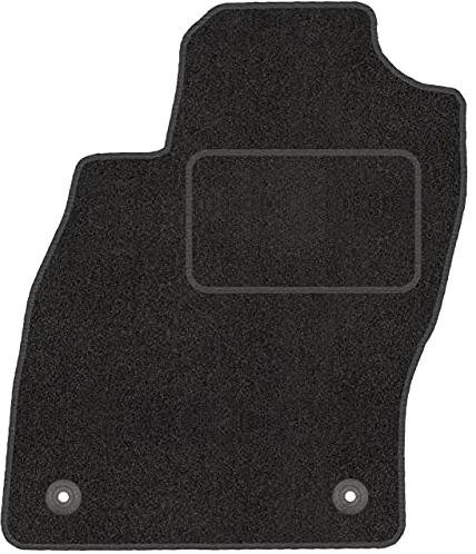 Fahrer Fußmatte Velours Fahrerseite Fahrermatte für Opel Corsa D (2006-2015) - 1-teilig - Passgenau