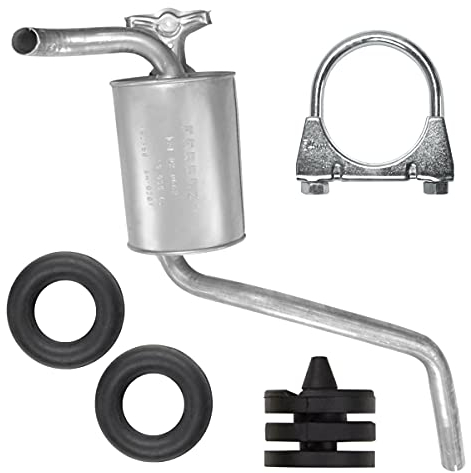 Adamot Endschalldämpfer Auspuff Endtopf für Mercedes 190 W201 1.8 2.0