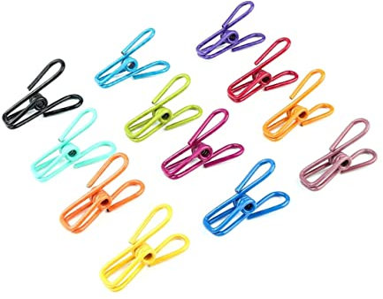 IMIKEYA Clips Für Snackbeutel 40 STK Handtuchhalter Wäscheklammern Clip-Clip Verschlussclip Aufbewahrungsclip Reisen Multifunktion DIY Bastelclips