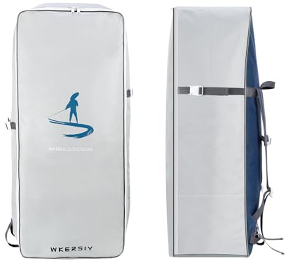 doorslay 105L Paddle Board Rucksack, wasserdichter Reiserucksack für aufblasbares Paddleboard SUP Stand Up Board Tragetasche Schulterrucksack, Tragbare Oxford Tuch SUP Surfbrett Tasche