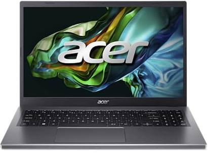 Acer Aspire 5 15, Portátil 15,6” Full HD, Core i5, 16GB RAM, 512GB SSD | Intel Core i5-1335U, Intel Iris Xe Graphics, Windows 11 Home, Teclado QWERTY Español, Ligero y Rápido para Estudio y Trabajo