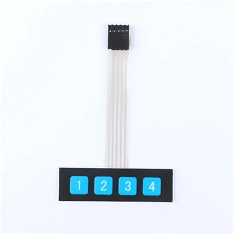 4 12 16 20 Key 4 * 4 Membrane Switch Keypad 1x4 3x4 4x4 4 * 5 Matrix Array Matrix keyboard smart car 1/2/5/10Pcs IINKUEYK(4 Key,One Size)
