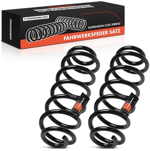 Frankberg 2x Molle di abbassamento Posteriore Molle Ribassate Compatibile con A3 8P1 2011-2012 A3 Sportback 8PA 2011-2013 Pass.a.t Variante 3C5 2005-2010 Replace# 1K0511115HE