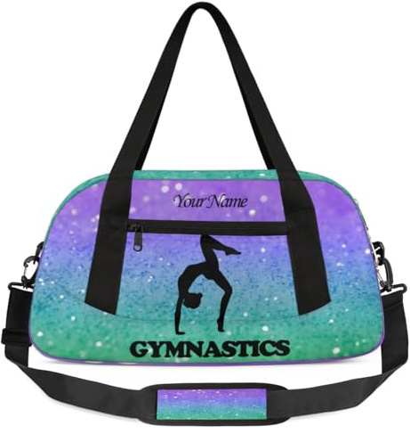 Sac de danse personnalisé pour fille, sac de sport personnalisé pour le week-end, sac de voyage, couleur 15