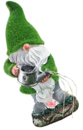 Ciieeo Lampe GNOME De Jardin Solaire Statue De Nain Lumière Solaire pour Pelouse Décoration Jardin