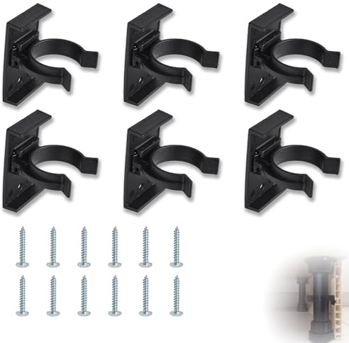 XIYING Kitchen Plinth Clips, Pack of 6 kickboard Clips with 12 Screws, Kitchen kickboard Clips for Secure Installation
